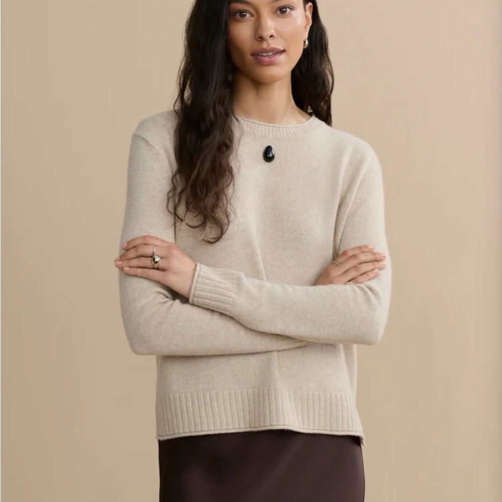 Jenni Kayne Everyday Sweater in Oatmeal
